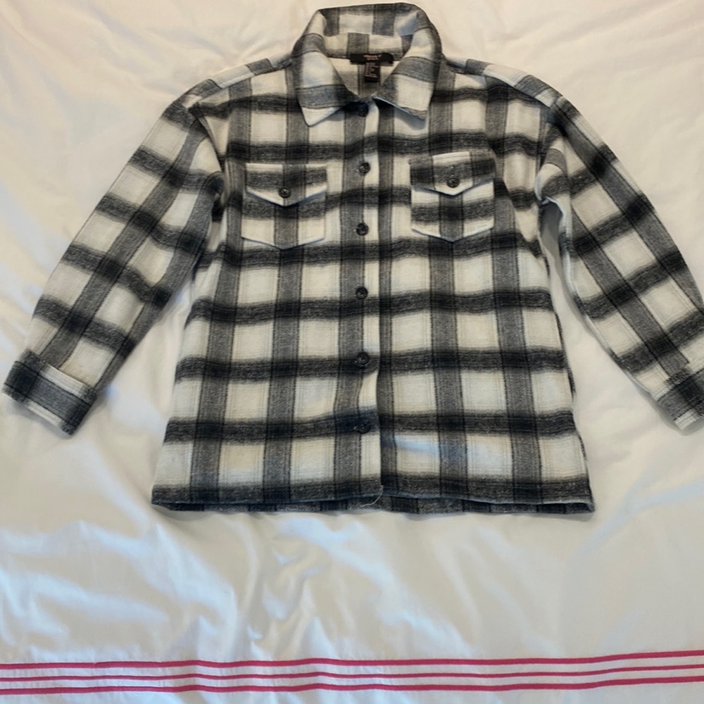 girls shacket( shirt+jacket)